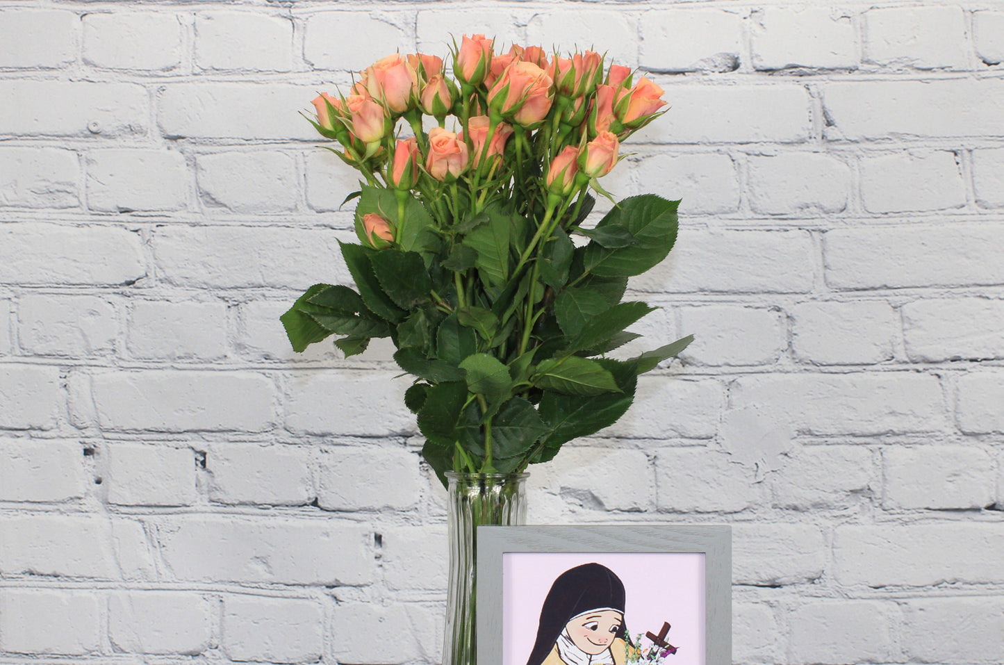 Fresh & Natural Spray Rose - Orange