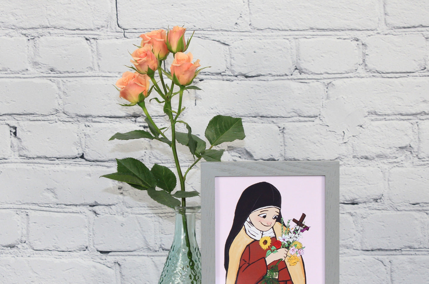 Fresh & Natural Spray Rose - Orange