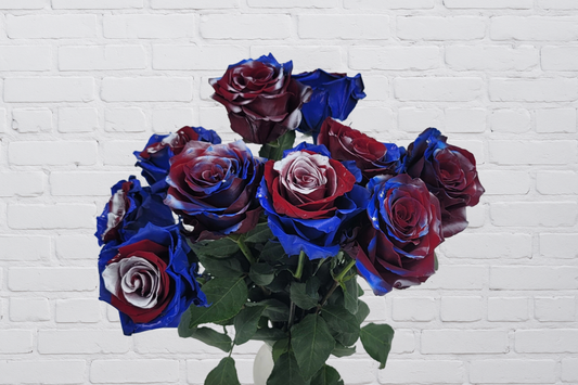 Fresh & Natural Tinted Roses - Memorial Day